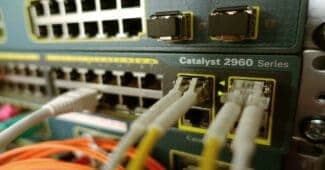 Name the two types of router interfaces