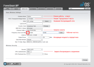 Transmitting wi-fi over long distances