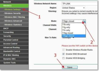 Wireless mode selection what it is