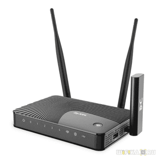 Router with usb port for printer