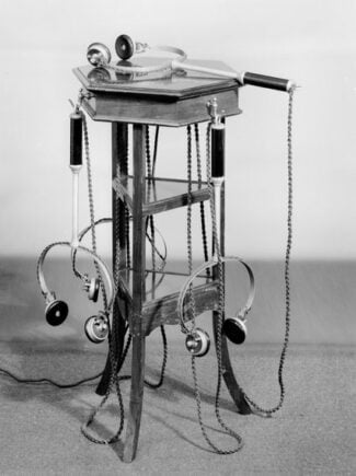 The first bluetooth headphones