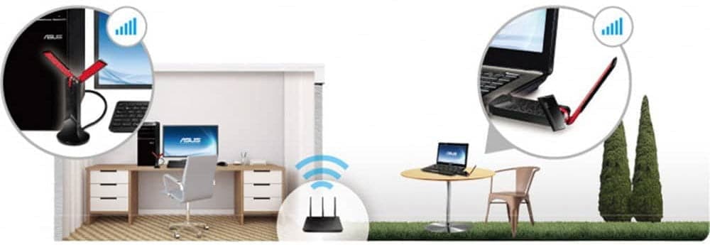 How does the wifi network adapter work?