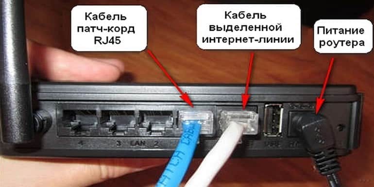 How to configure the router through a notebook via cable