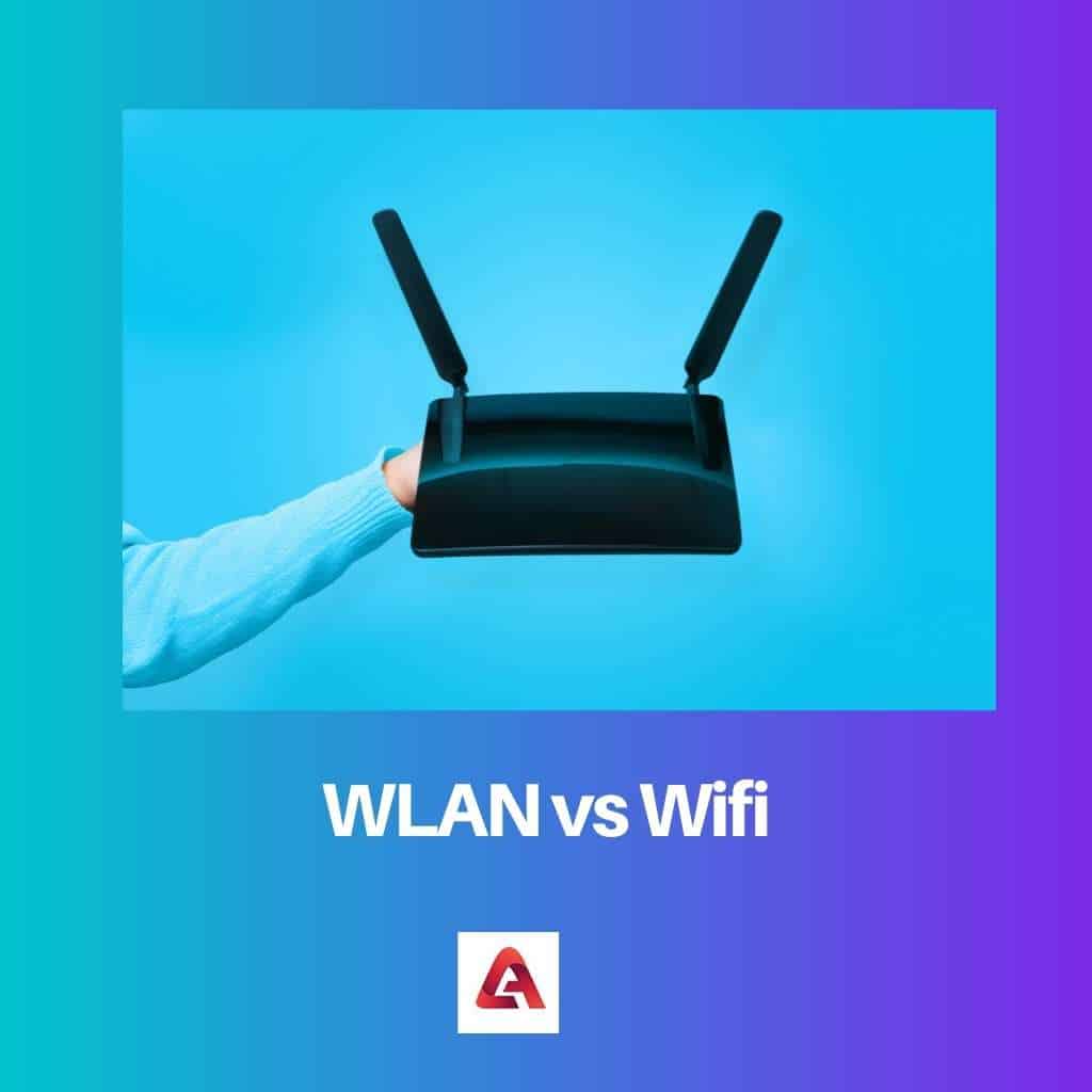 What is the difference between wlan and wifi